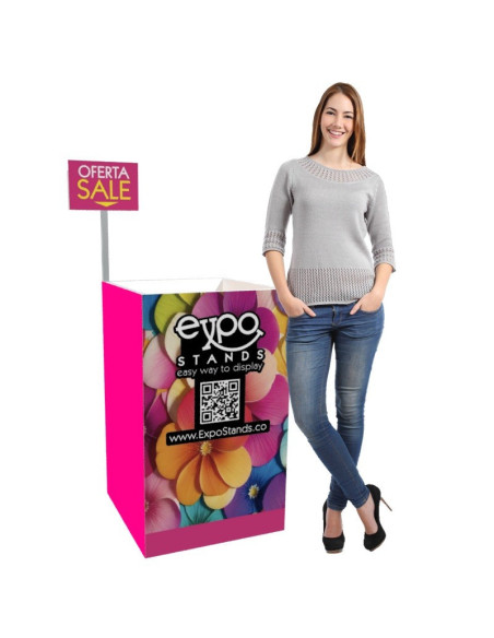 Botadero / basurero Pop Display 60x60x75
