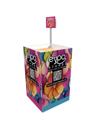 Botadero / basurero Pop Display 60x60x75