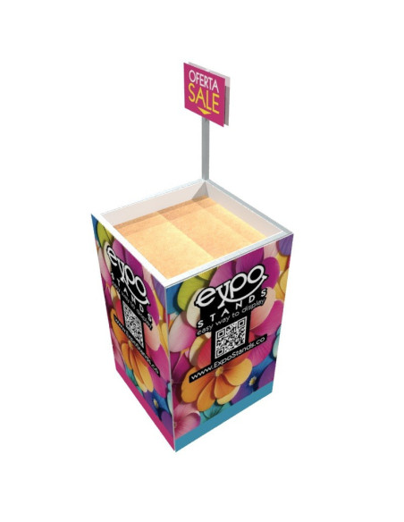 Botadero / basurero Pop Display 60x60x75