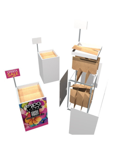 Botadero / basurero Pop Display 60x60x75