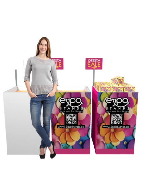 Botadero / basurero Pop Display 60x60x75