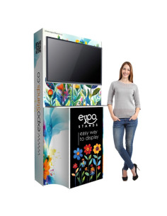 ExpoStands - Soporte para TV 42" con punto de atención.