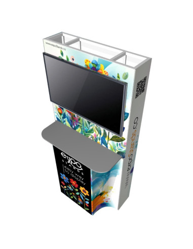 ExpoStands - Soporte para TV 42" con punto de atención.