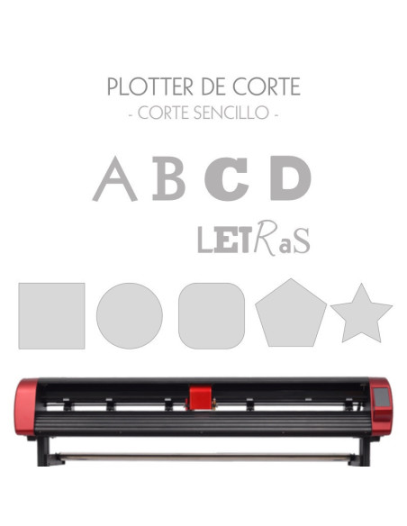 Servicio de Plotter de corte y rotulado - Sencillo