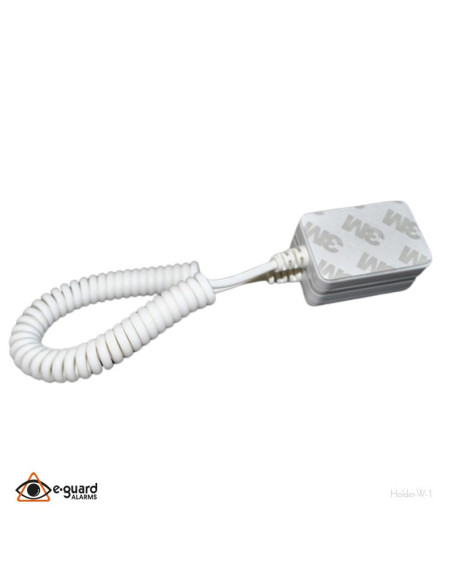 Soporte para exhibición antirrobo para celulares, con cable tipo teléfono