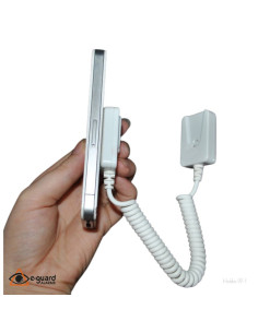 Soporte para exhibición antirrobo para celulares, con cable tipo teléfono