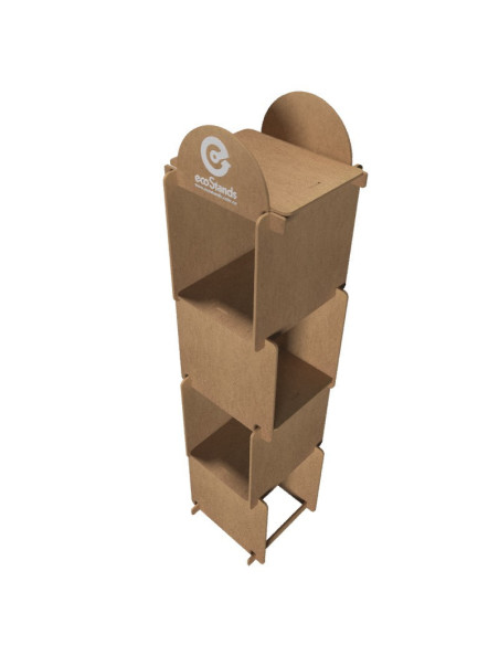 Totem Publicitario de Madera 50x50x220