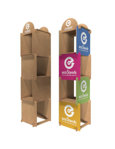 Totem Publicitario de Madera 50x50x220