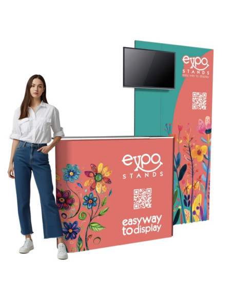 Combi Stand Ref. ES-CS-9-TV con soporte para TV de 21"