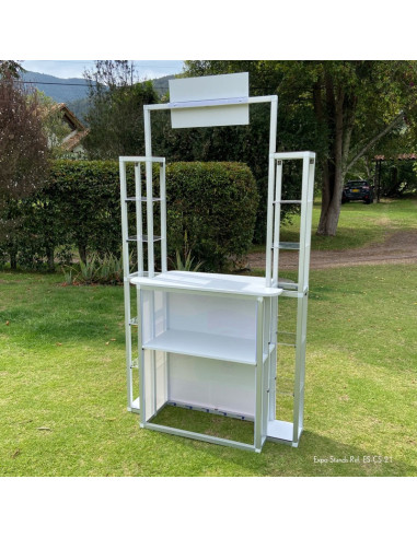 Combi Stand Ref. ES-CS-21 Counter con repisa doble