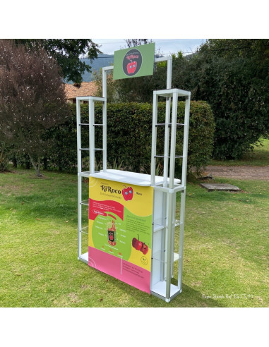 Combi Stand Ref. ES-CS-21 Counter con repisa doble