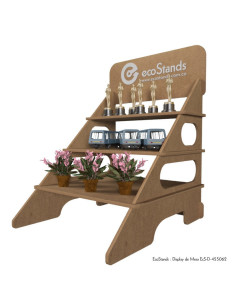 Display exhibidor y porta producto para mesa