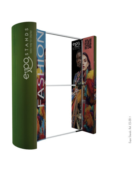 ExpoStands - Ganchera para prendas de vestir y exhibidor con repisa.