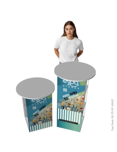 Mesa de reunión y ventas portable
