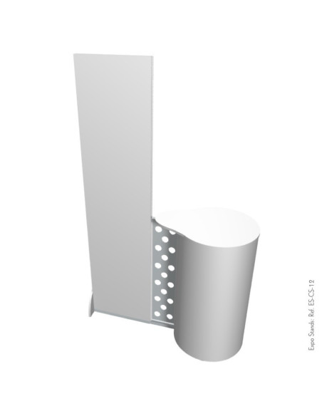 Stand portátil con counter y backing dual