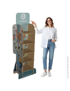 Repisa demostrador o exhibidor para punto de venta eco