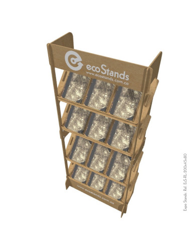 Repisa exhibidor para libros portable Eco Stands