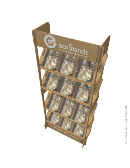 Repisa exhibidor para libros portable Eco Stands