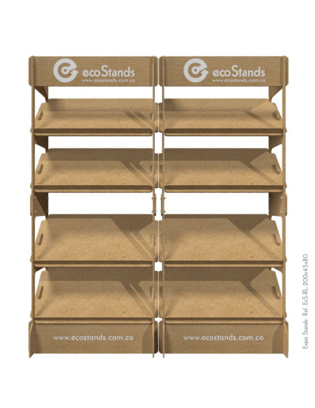 Repisa exhibidor para libros portable Eco Stands