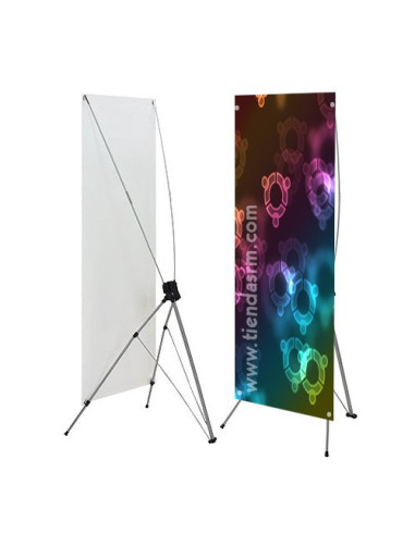 Banner en "X" de 2x1 mts